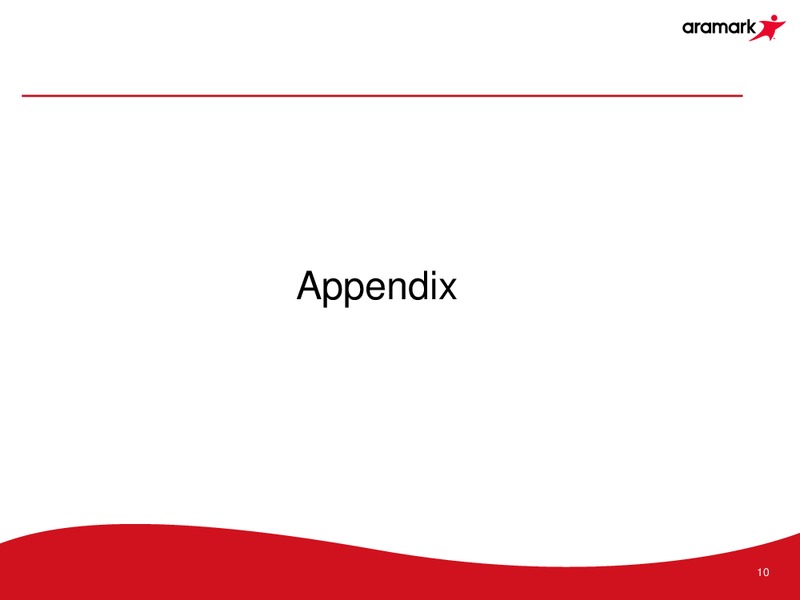 Q3 2015 Results – Aramark Group – slide 9