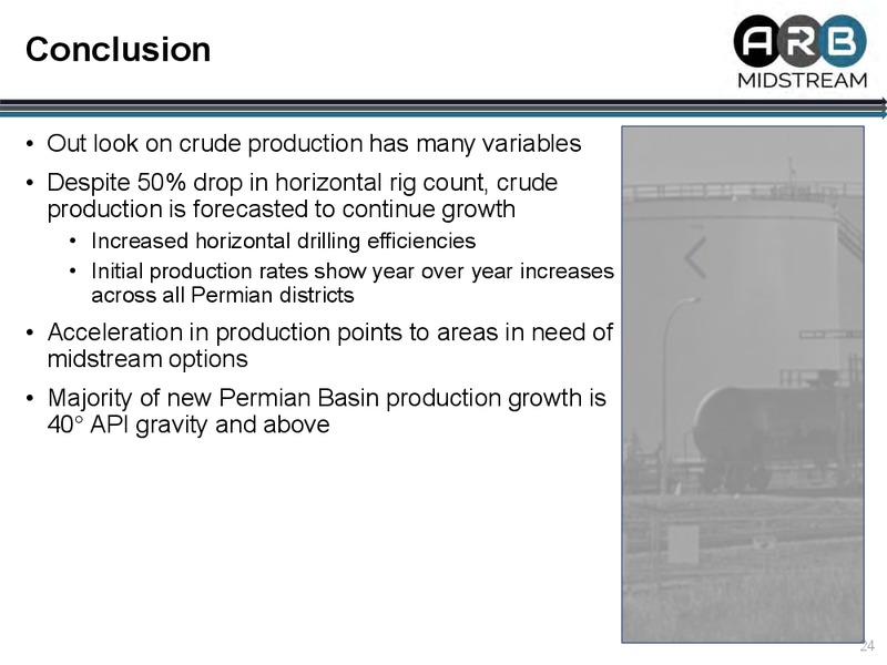 Permian Midstream Congress – Arb Midstream LLC – slide 24