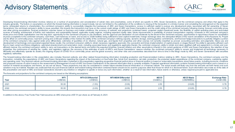 Strategic Montney Combination – Arc Resources Ltd. – slide 16