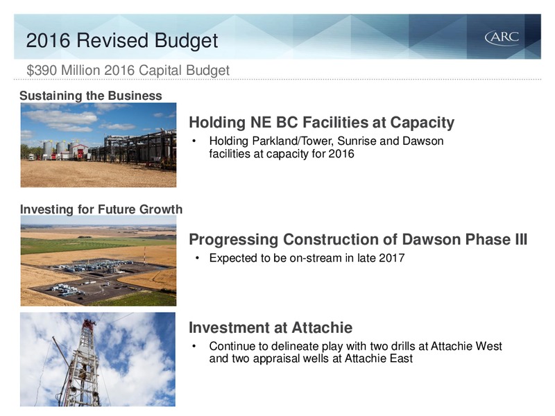 February 2016 Investor Presentation – Arc Resources Ltd. – slide 17