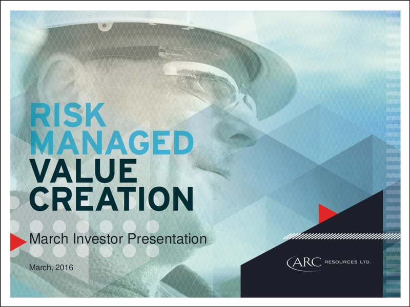 Q4 2015 Results – Arc Resources Ltd. – slide 1
