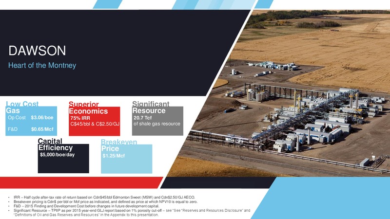 Q1 2016 Presentation – Arc Resources Ltd. – slide 30