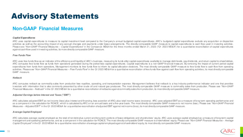 June 2023 Investor Presentation – Arc Resources Ltd. – slide 57