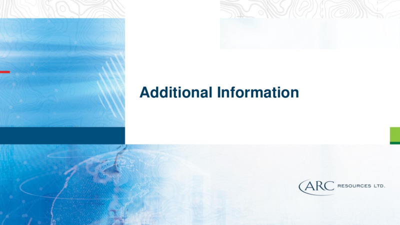 July 2021 Investor Presentation – Arc Resources Ltd. – slide 28