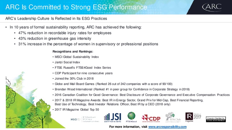 Peters and Co Limited 2018 Energy Conference – Arc Resources Ltd. – slide 17