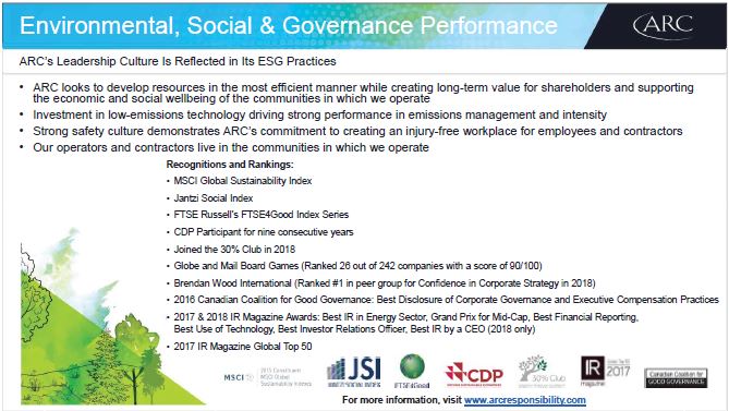 Q2 2018 Investor Presentation – Arc Resources Ltd. – slide 25
