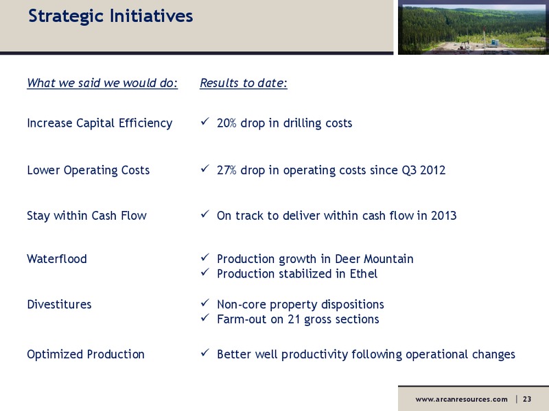AGM – Arcan Resources Ltd. – slide 23