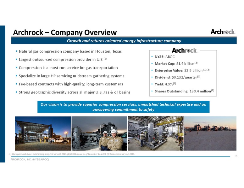 JP Morgan HY and Leveraged Finance Conference – Archrock Inc. – slide 2