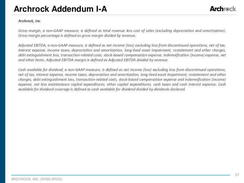 Barclays Midstream Infrastructure Corporate Access Day – Archrock Inc. – slide 35