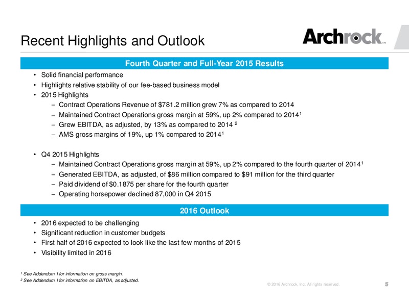 Scotia Howard Weil Annual Energy Conference 2016 – Archrock Inc. – slide 4