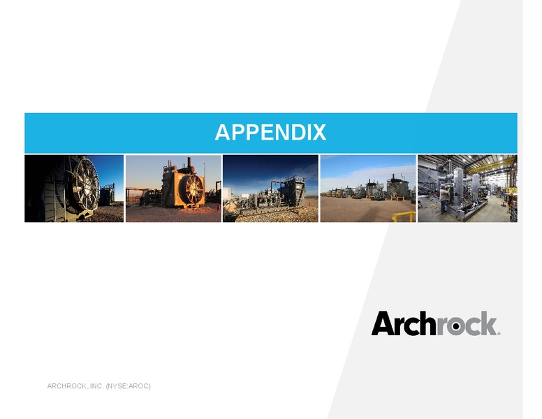 May 2019 Investor Presentation – Archrock Inc. – slide 26
