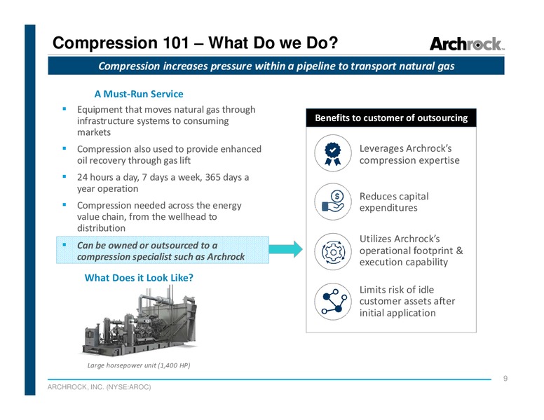 August 2018 Investor Presentation – Archrock Inc. – slide 8