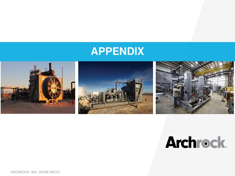 November 2019 Investor Presentation – Archrock Inc. – slide 30