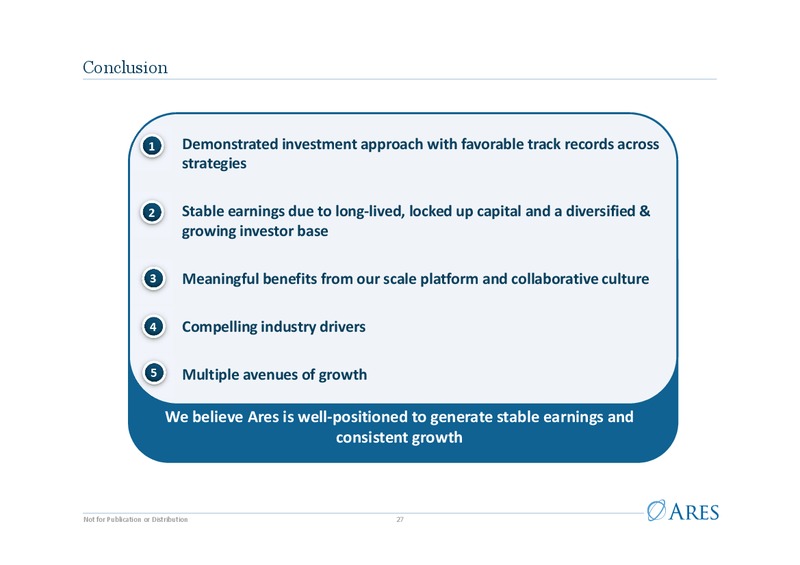 Investor Presentation – Ares Management Lp – slide 26