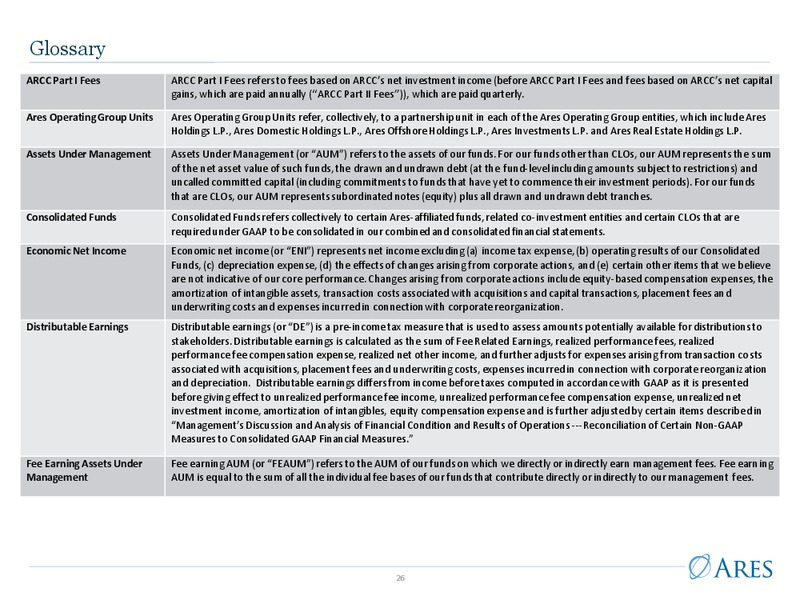 Q2 2014 Earnings Call – Ares Management Lp – slide 25