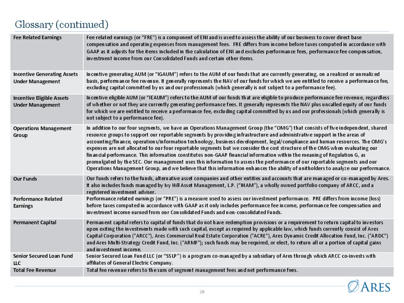 Q3 2014 Earnings Call – Ares Management Lp – slide 27