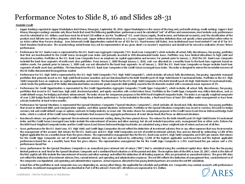 Investor Presentation – Ares Management Lp – slide 40