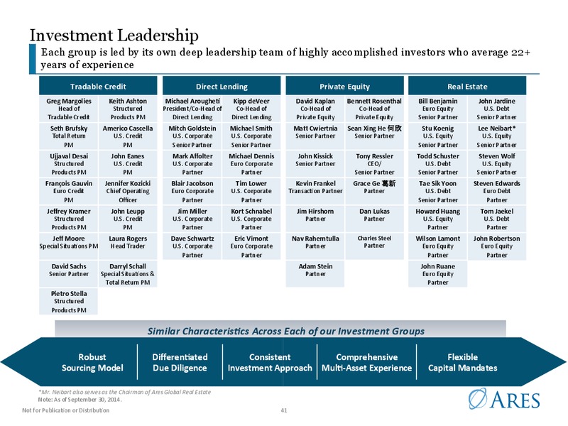 Goldman Sachs US Financial Services Conference 2014 – Ares Management Lp – slide 40