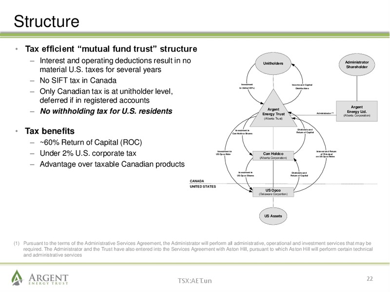 June 2013 Investor Presentation – Argent Energy Trust – slide 20