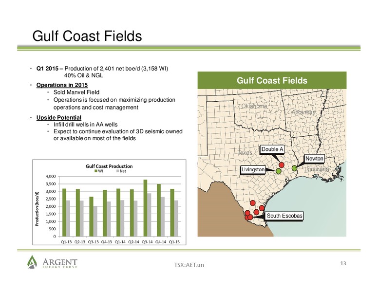 JUNE 2015 CORPORATE OVERVIEW AND OUTLOOK – Argent Energy Trust – slide 12