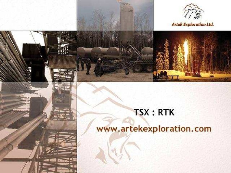 SEPTEMBER 2012 INVESTOR PRESENTATION – Artek Exploration Ltd. – slide 18