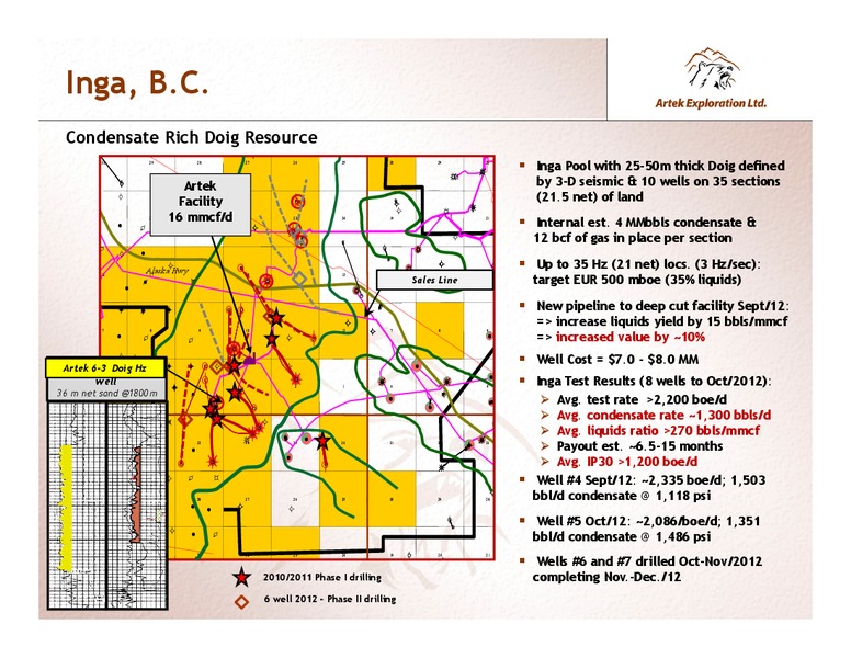 NOVEMBER 2012 INVESTOR PRESENTATION – Artek Exploration Ltd. – slide 9