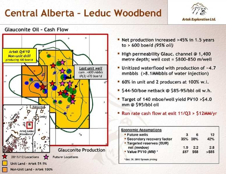 NOVEMBER 2011 INVESTOR PRESENTATION – Artek Exploration Ltd. – slide 9