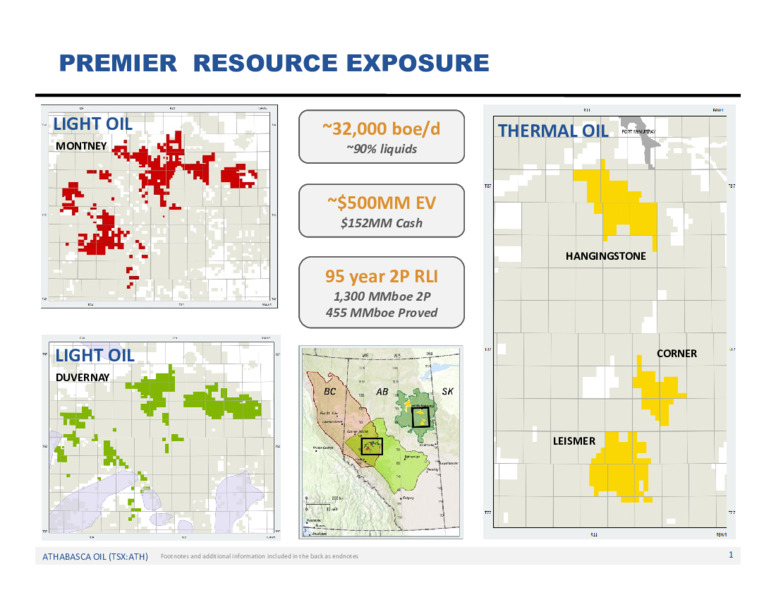 January 2021 Corporate Presentation – Athabasca Oil Corp – slide 2