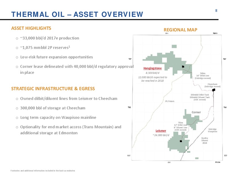 January 2017 Company Update – Athabasca Oil Corp – slide 8
