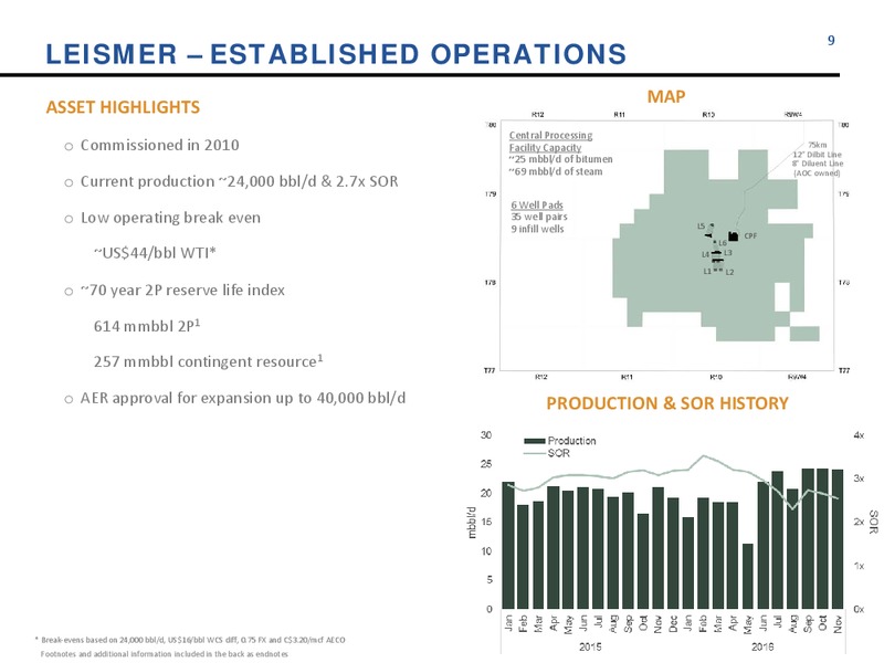 January 2017 Company Update – Athabasca Oil Corp – slide 9