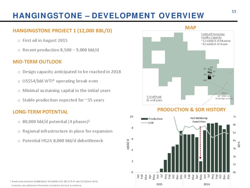 January 2017 Company Update – Athabasca Oil Corp – slide 11