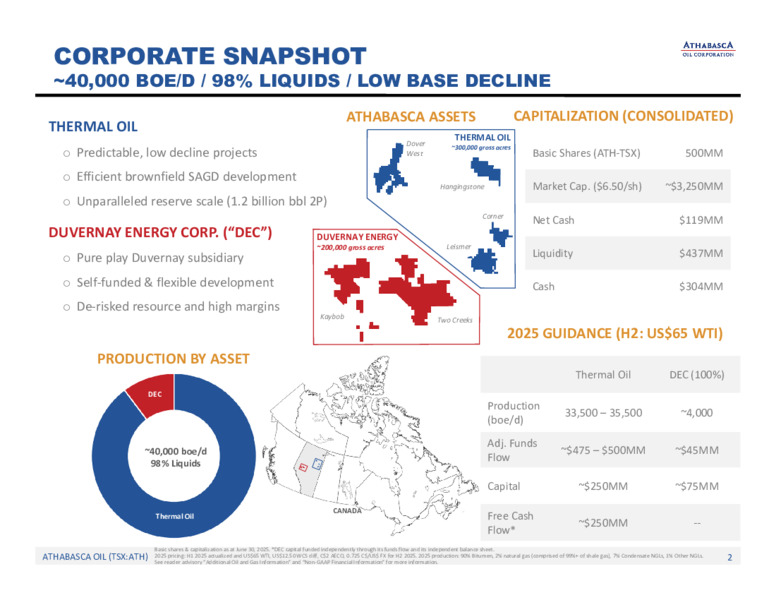 Q3 2025 Earnings Presentation – Athabasca Oil Corp – slide 3