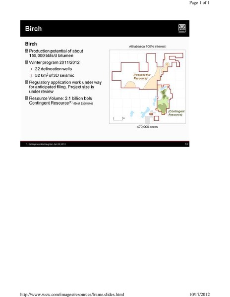 Canaccord Genuity 6th Annual Global Resources Conference – Athabasca Oil Corp – slide 13
