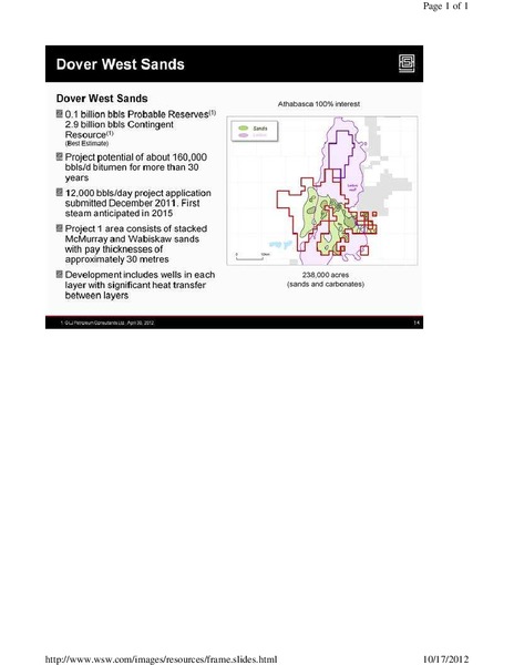 Canaccord Genuity 6th Annual Global Resources Conference – Athabasca Oil Corp – slide 14