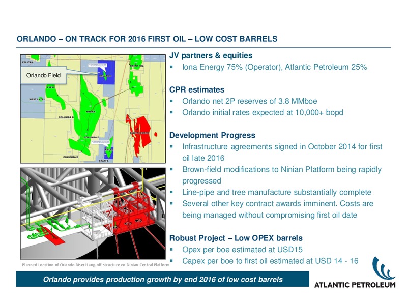Q1 2015 Earnings Call – Atlantic Petroleum – slide 11