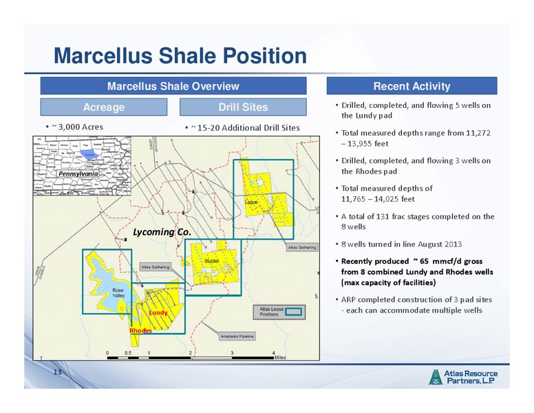 IPAA OGIS San Francisco – Atlas Resource Partners, L.P. – slide 12