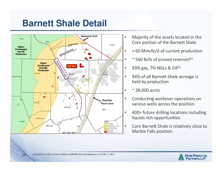 IPAA OGIS San Francisco – Atlas Resource Partners, L.P. – slide 14