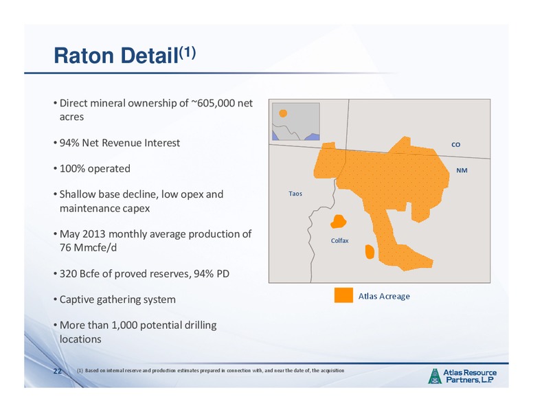IPAA OGIS San Francisco – Atlas Resource Partners, L.P. – slide 21