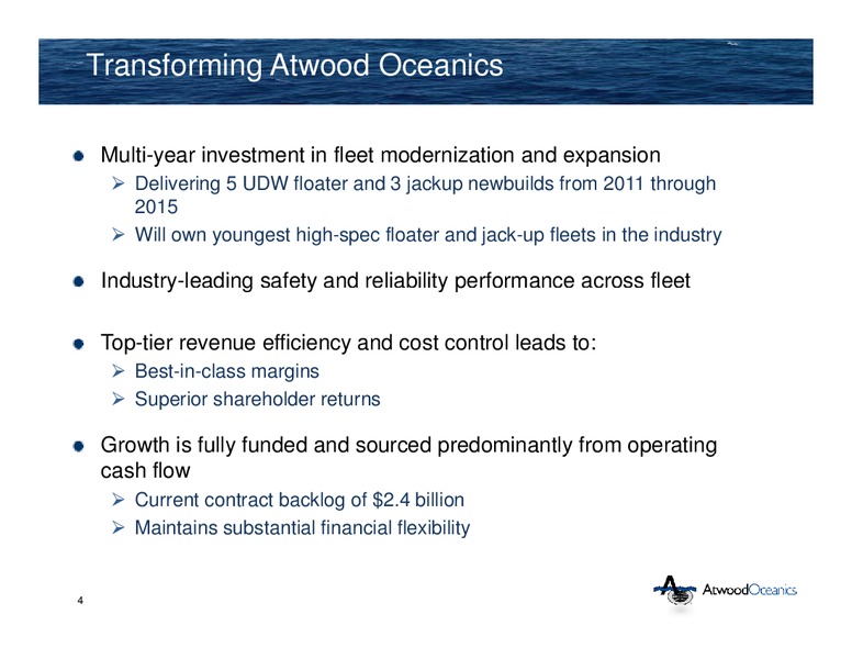 UBS GLOBAL OIL AND GAS CONFERENCE – Atwood Oceanics Inc – slide 3