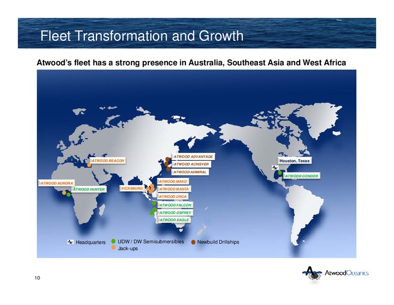 UBS GLOBAL OIL AND GAS CONFERENCE – Atwood Oceanics Inc – slide 9