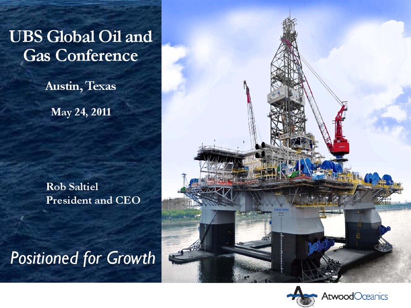 UBS GLOBAL OIL AND GAS CONFERENCE – Atwood Oceanics Inc – slide 1