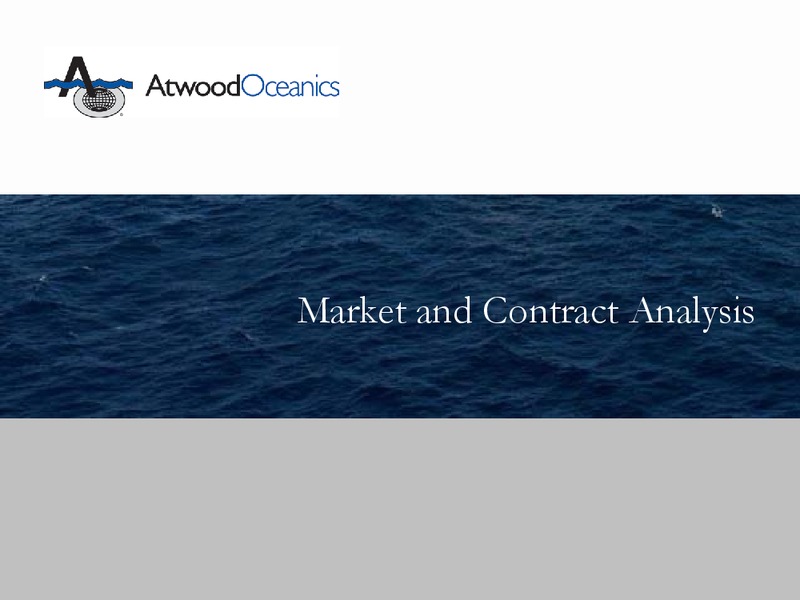 UBS GLOBAL OIL AND GAS CONFERENCE – Atwood Oceanics Inc – slide 12