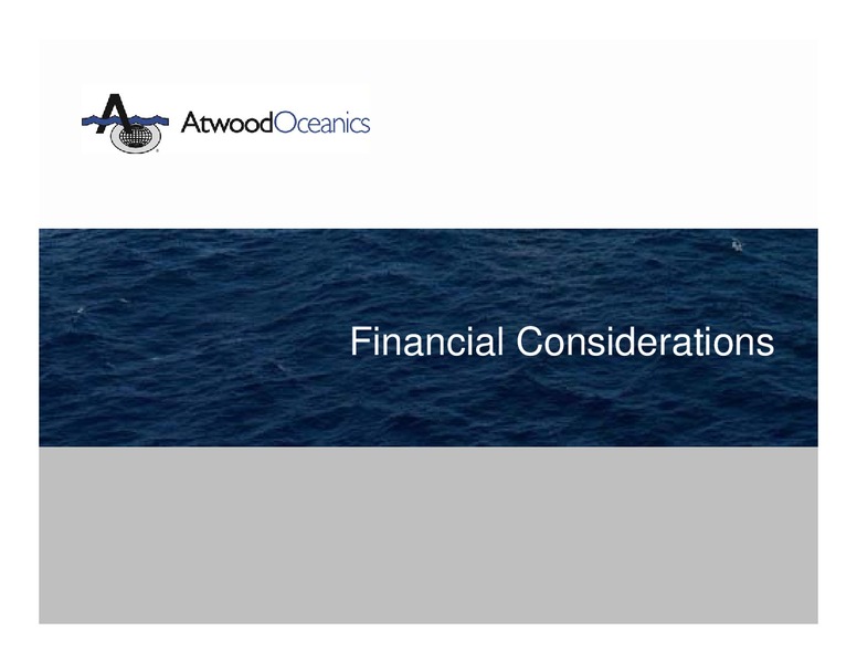 BARCLAYS CEO ENERGY POWER CONFERENCE – Atwood Oceanics Inc – slide 23