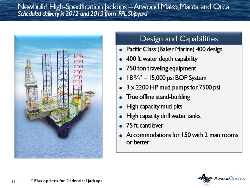 JOHNSON RICE COMPANY ENERGY CONFERENCE – Atwood Oceanics Inc – slide 18