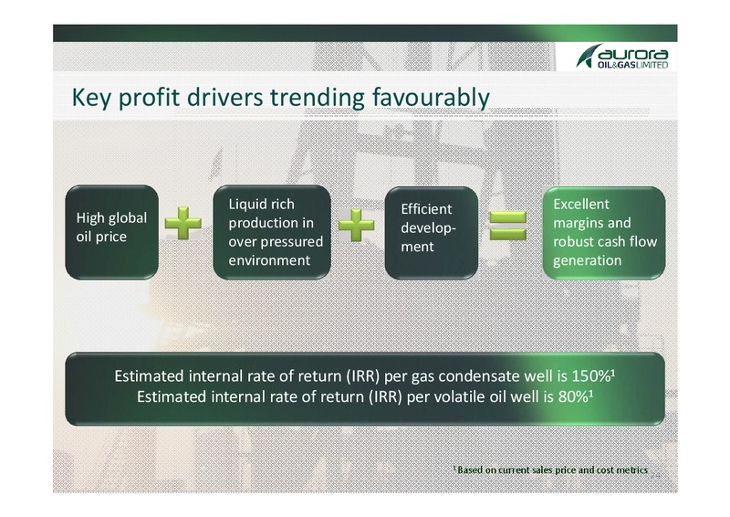 Q2 2011 Earnings Call – Aurora Oil & Gas Ltd. – slide 22