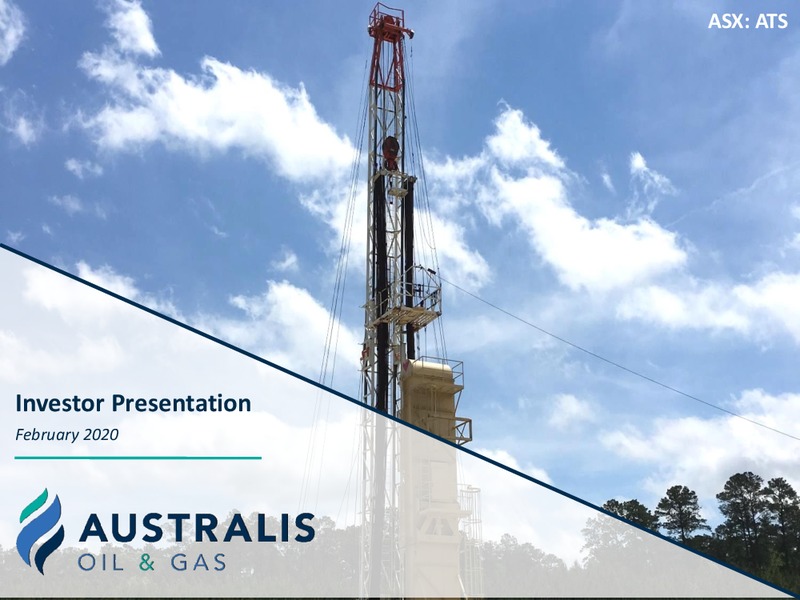 February 2020 Corporate Presentation – Australis Oil & Gas Limited – slide 1
