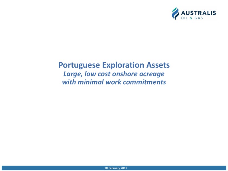 Investor Presentation   February 2017 – Australis Oil & Gas Limited – slide 23