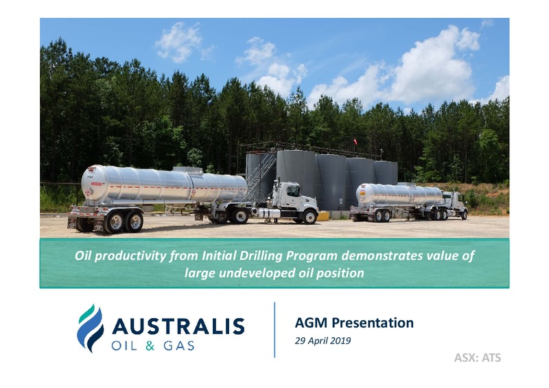 Annual General Meeting Presentation – Australis Oil & Gas Limited – slide 1