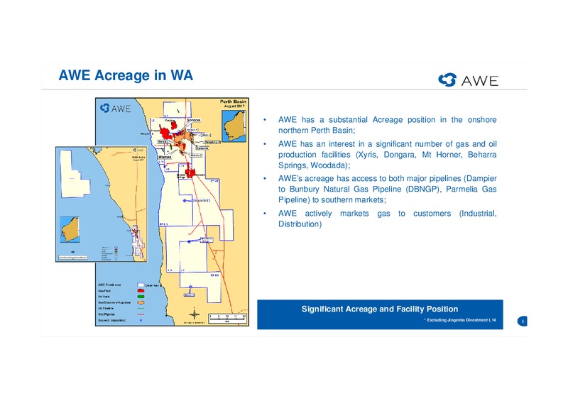 Waitsia Gas Project Investor Site Tour – Awe Limited – slide 13