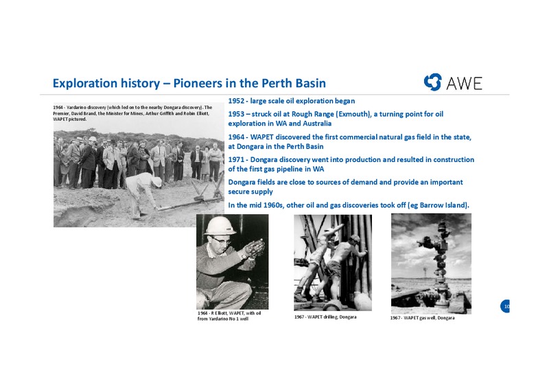 Waitsia Gas Project Investor Site Tour – Awe Limited – slide 18